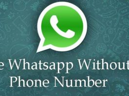 use whatsapp without phone number