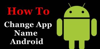 How To Change Name Icons on Android