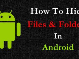 How To Hide Folder & Files In Android Without any App