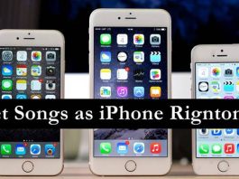 set Song as iPhone Ringtone or any other tone