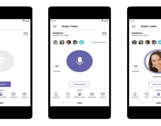 Microsoft Teams is Getting a Walkie Talkie Feature