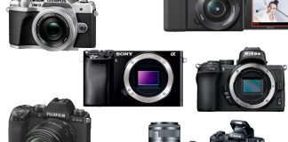 Best Mirrorless Cameras Under 1000